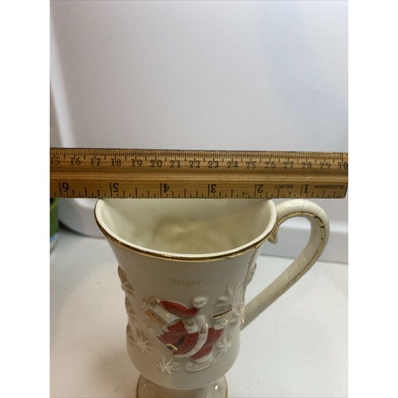 LENOX VERY MERRY Santa Skating PERSONALIZED “Wayne ” MUG - Picture 6 of 6